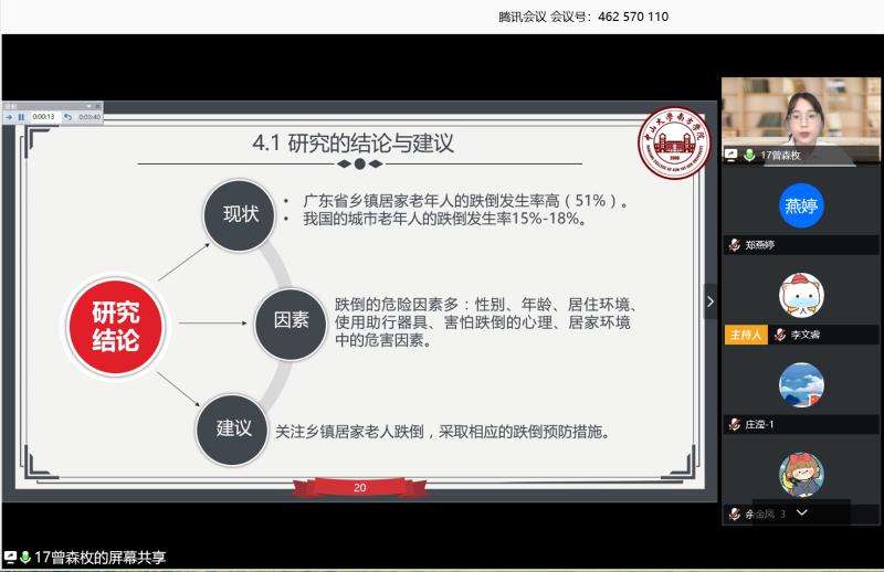 学生答辩内容